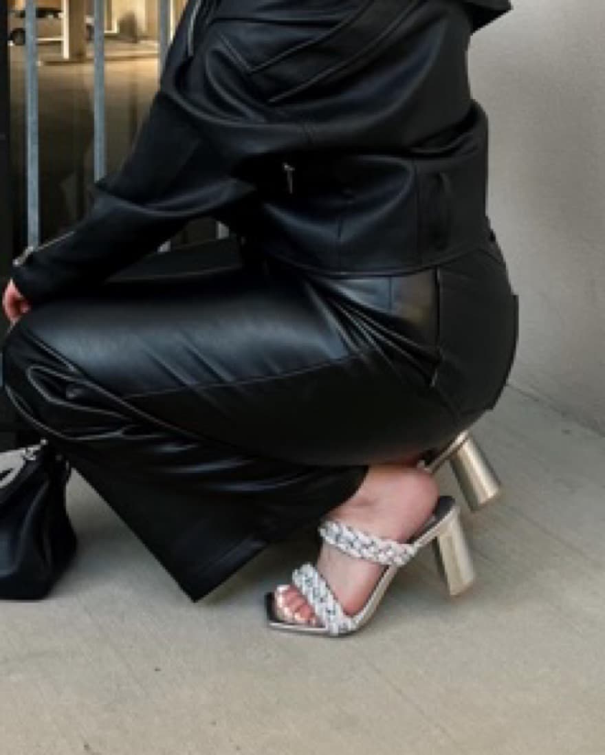 Dolce Vita Crystal Rhinestone Mules - Image 4