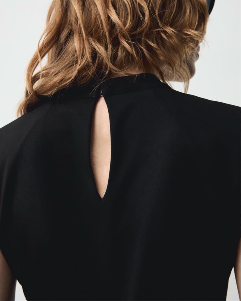 Black Midi Dress - Office Looks - Image 4