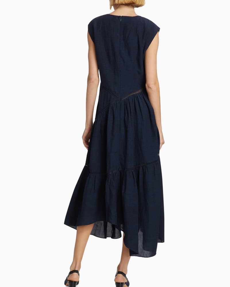 Frame Linen Midi Dress - Image 4