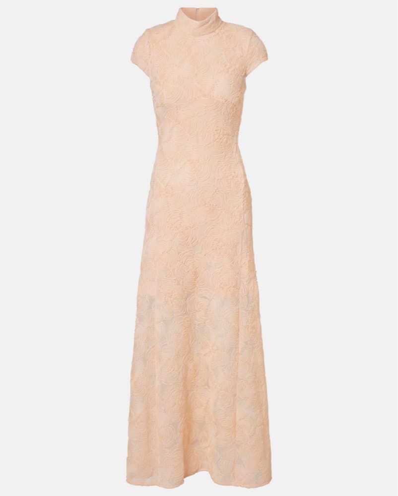 Rotate Floral Mesh Maxi Dress  - Image 4