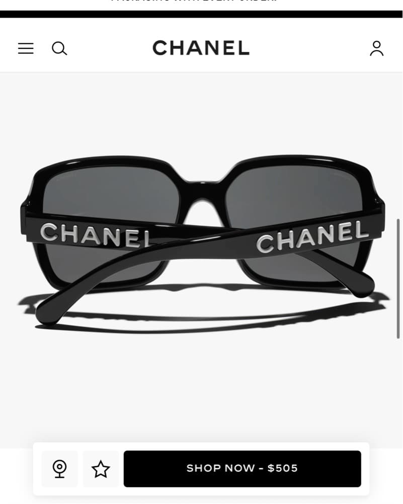 Chanel Square Sunglasses  - Image 3