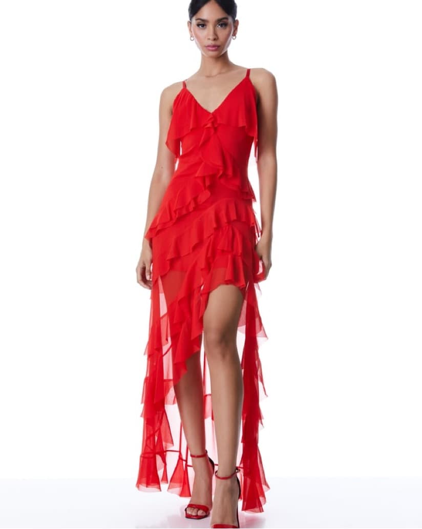 Red Alice And Olivia Dress - Image 1
