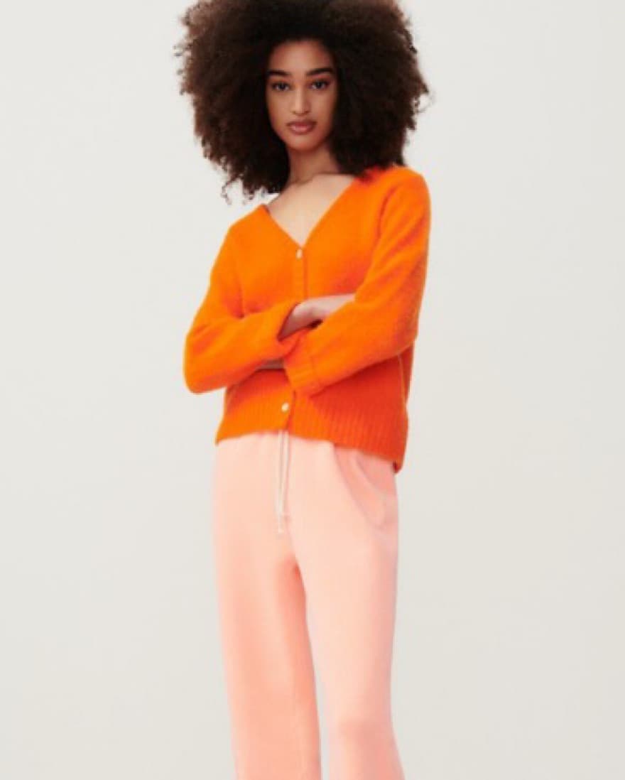 American Vintage Orange Cardigan  - Image 4