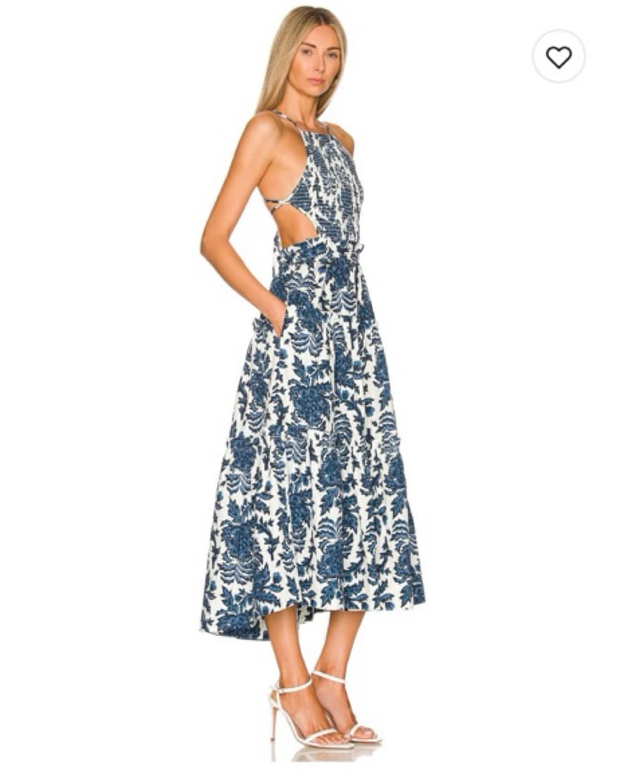 Shona Joy Midi Dress with Cutouts - Image 2