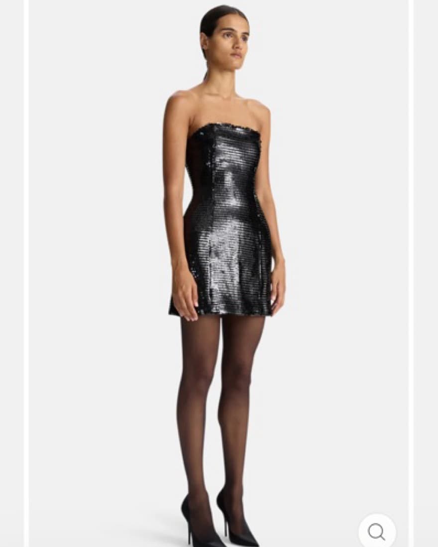 Black Mini Dress - Image 3