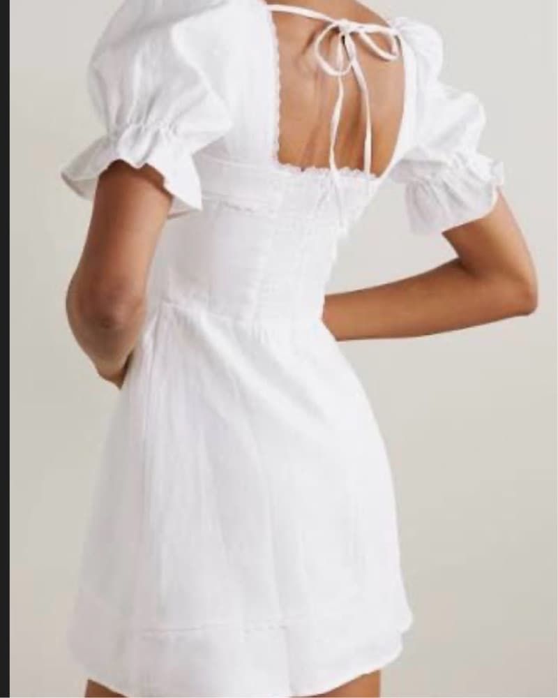 Reformation Evianna Dress - White - Image 2