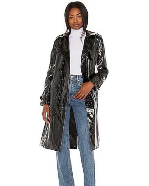 Apparis Leather Long Jacket  - Image 1