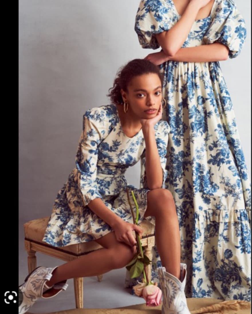 Loveshack Fancy Lienzo Toile Dress - Image 4