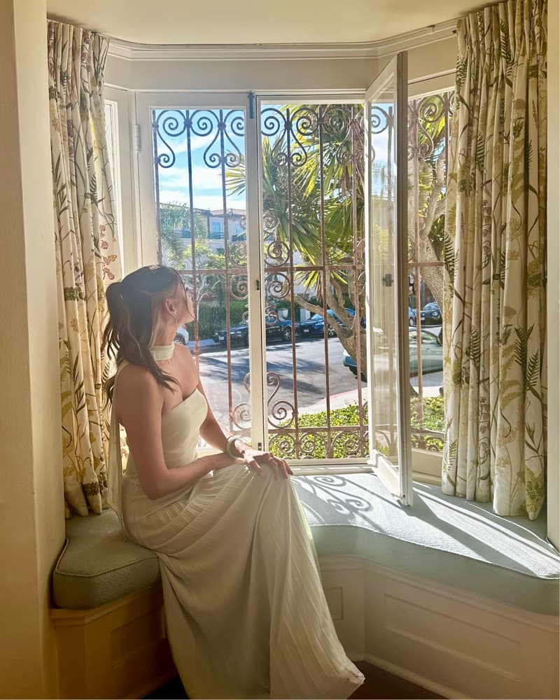 Meshki Sage Green Gown - Image 4