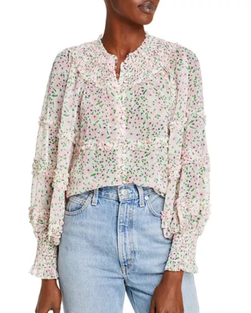 Alice & Olivia Floral Blouse - Image 1
