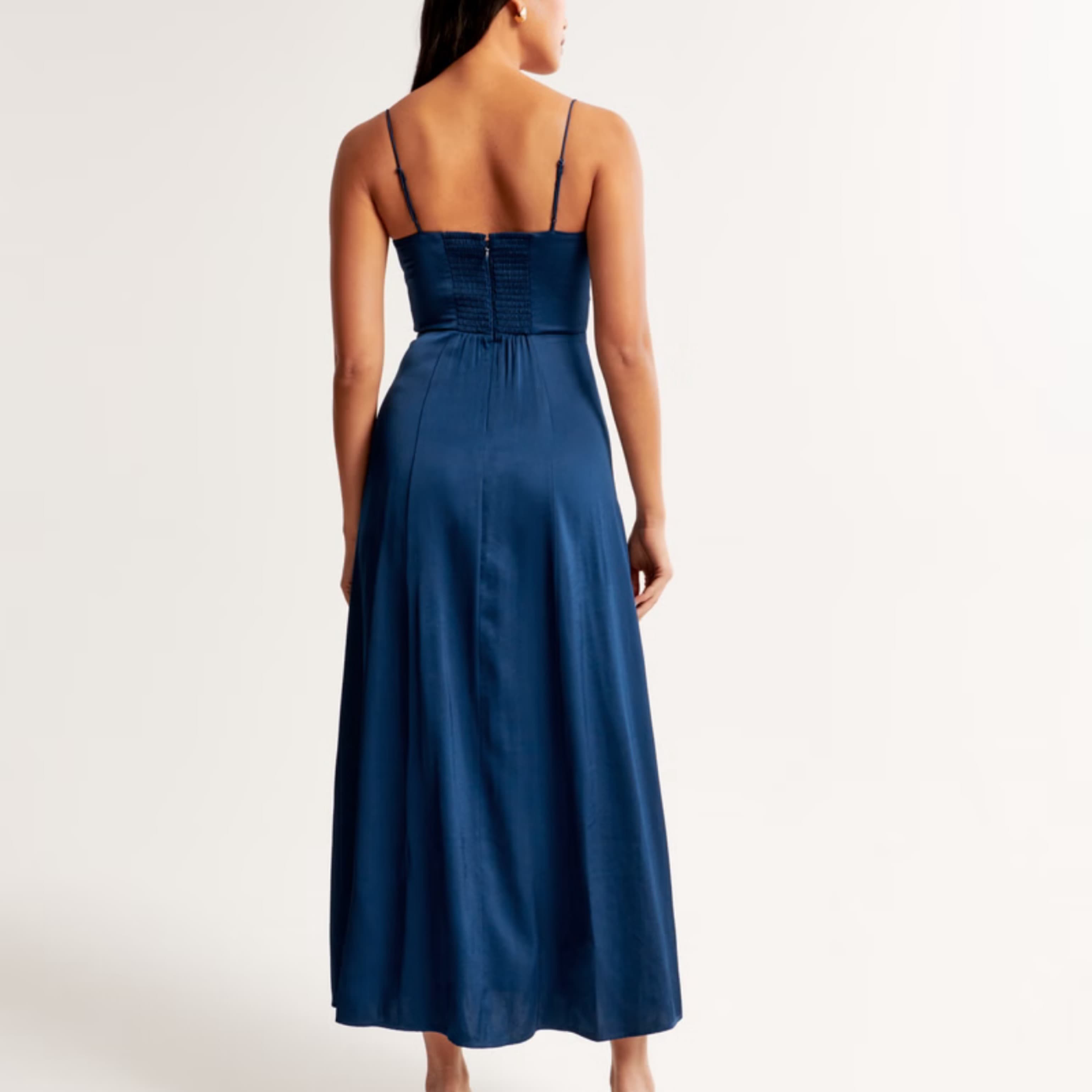 Dark Blue A&F Camille Dress  - Image 4