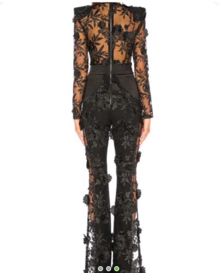 Zhivago Revolve Black Jumpsuit - Image 2