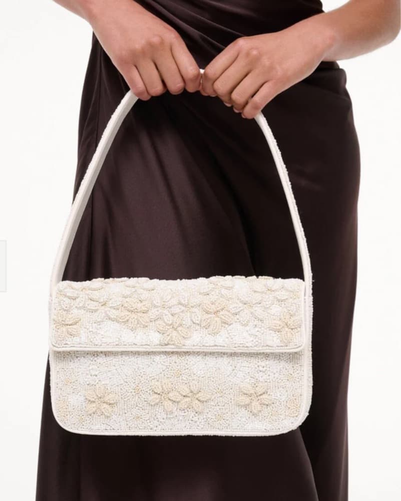 Studded White Staud Purse  - Image 1