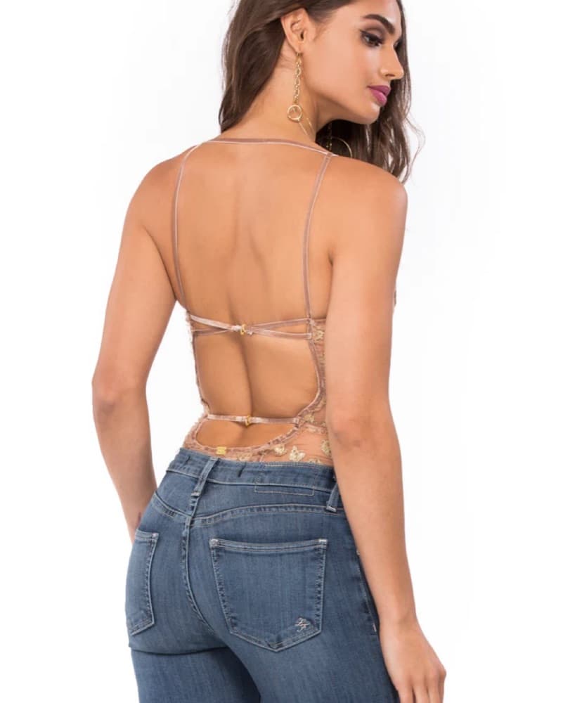 FOR LOVE & LEMONS Golden Garden Bodysuit - Image 2