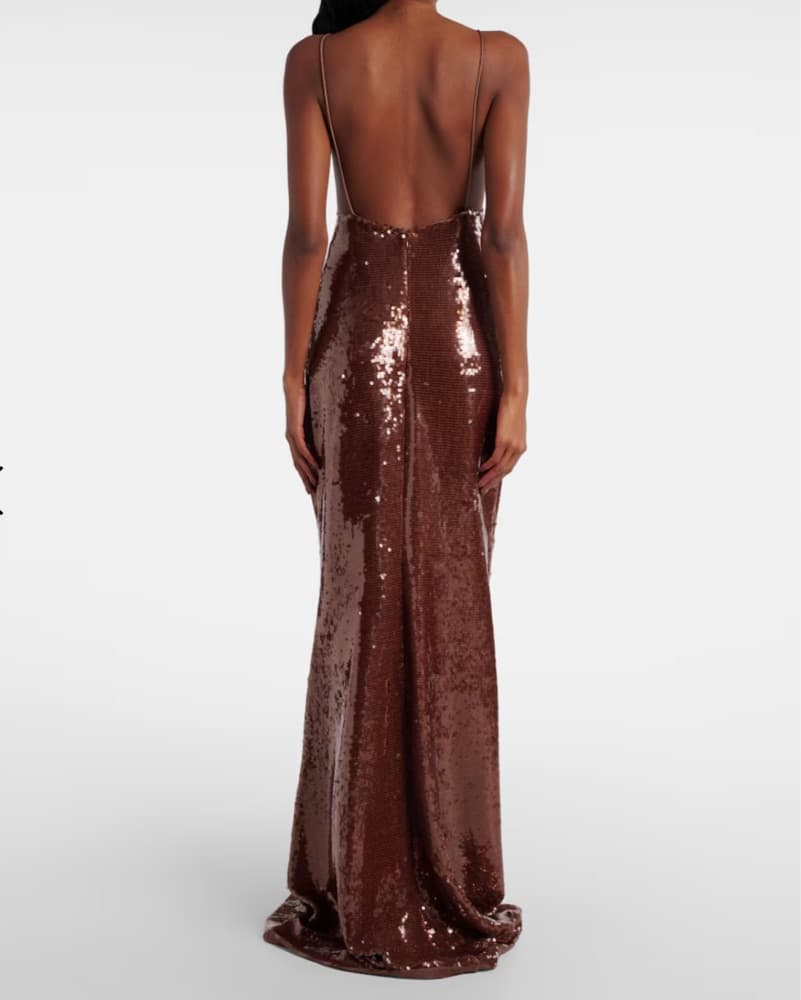 NOT AVAILABLE Mytheresa Ilkuaz ozel Sequin Gown - Image 6