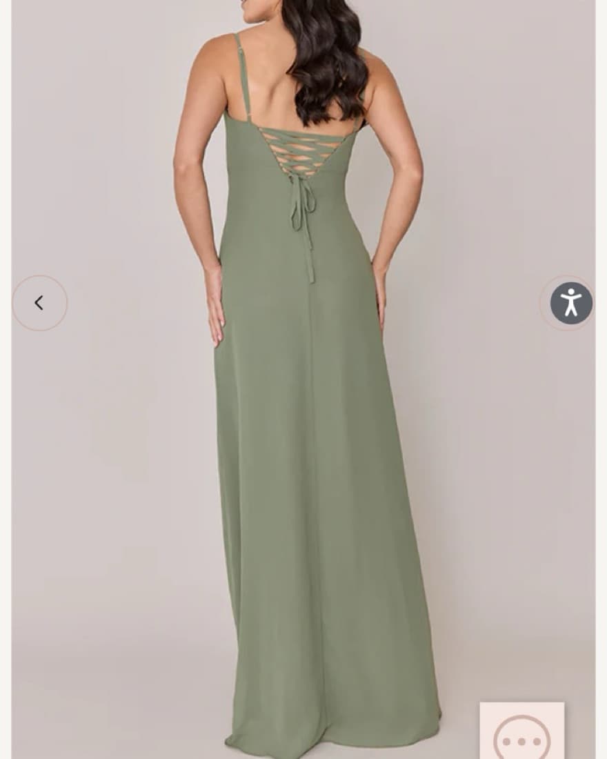 Revelry Olive Green Dress - Image 2