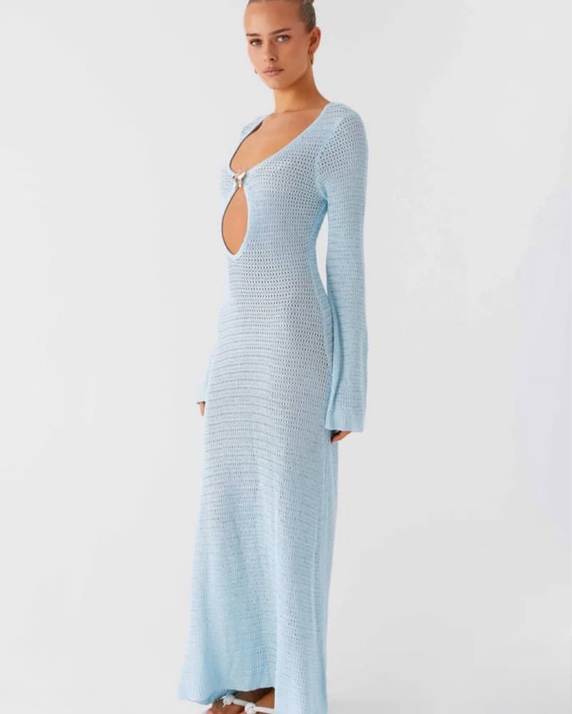 Peppermayo Crochet Maxi Coverup - Image 2