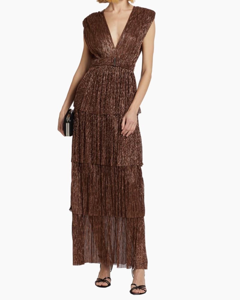 Sabina Musáyev Skylar Metallic Gown - Image 3