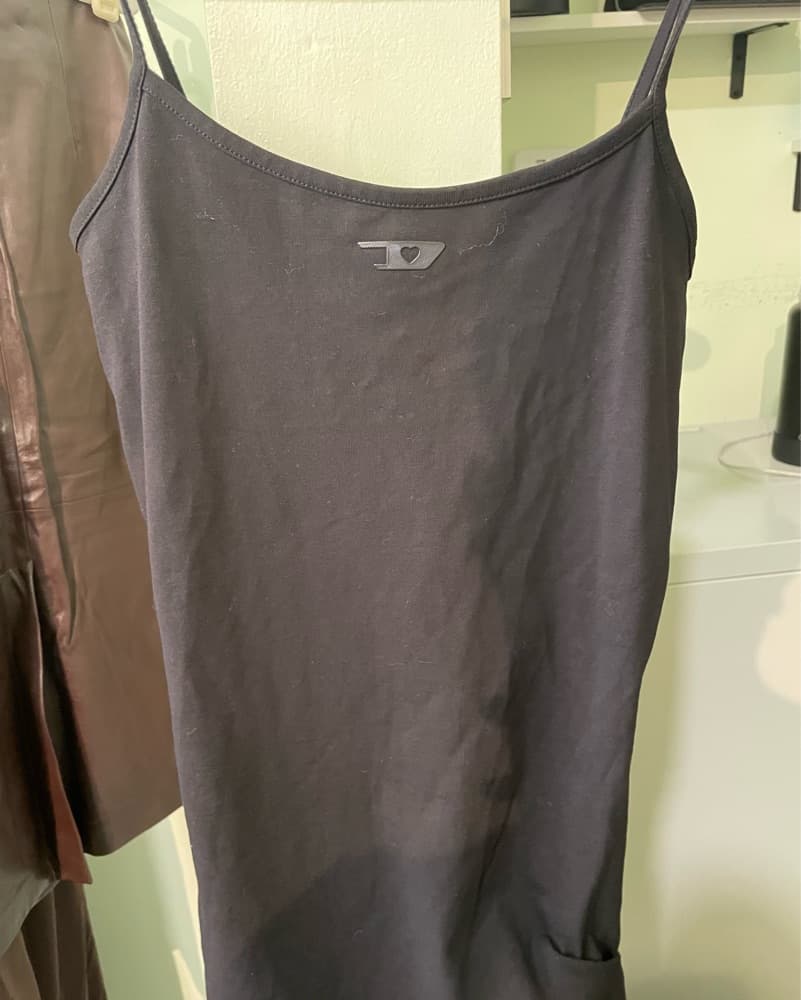 Diesel Black Mini Dress  - Image 3