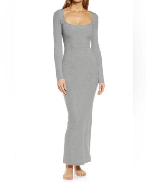 Skims Soft Lounge Long Sleeve Dress - Image 1