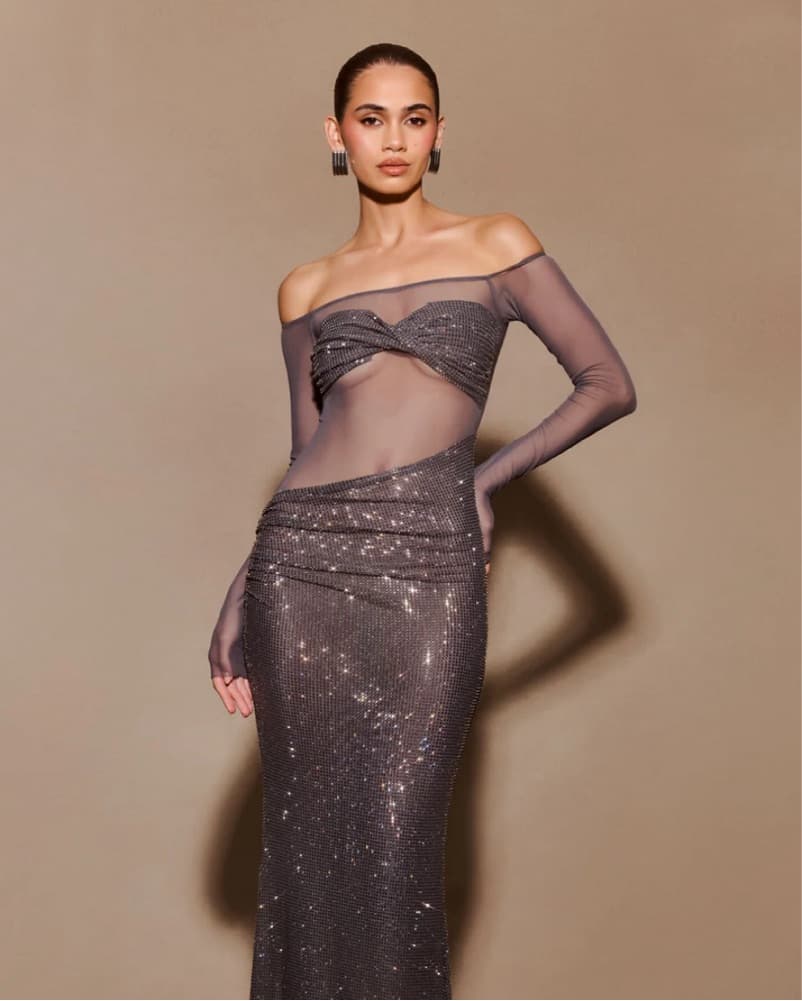 Meshki Captivating Sequin Gown - Image 1