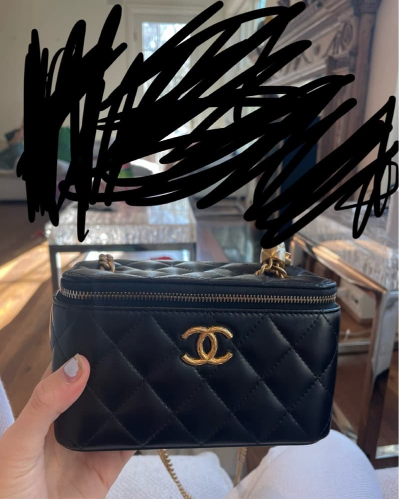 Black Chanel Mini Bag - Image 2