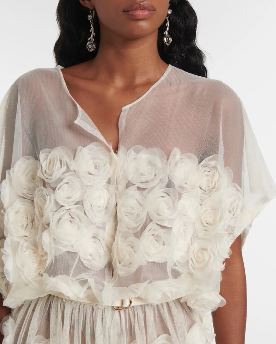 Norma Kamali Floral Maxi Dress - Image 4
