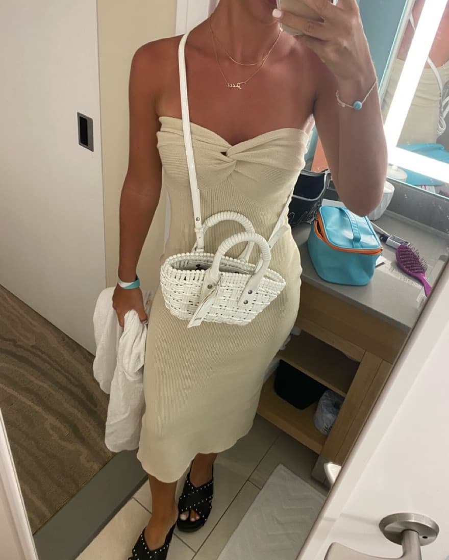 Tan knit dress - Dissh Dupe - Image 2