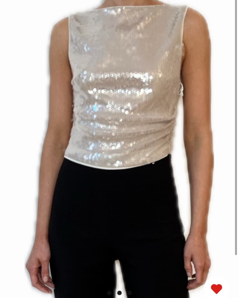 Staud Sequin Eton Top  - Image 3