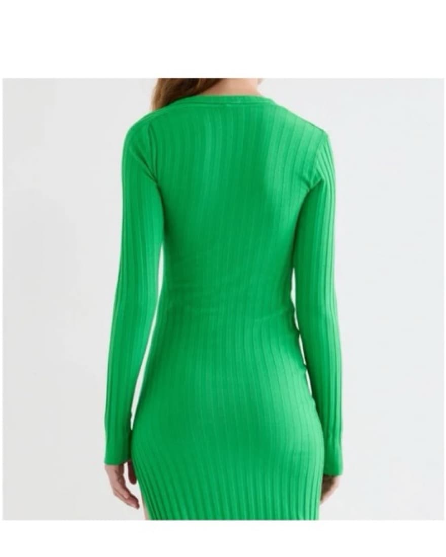 Green Cotton Citizen Cut Out Midi Dress - Image 2