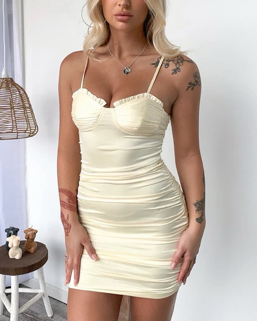 Tommy Dress - Yellow - Image 5