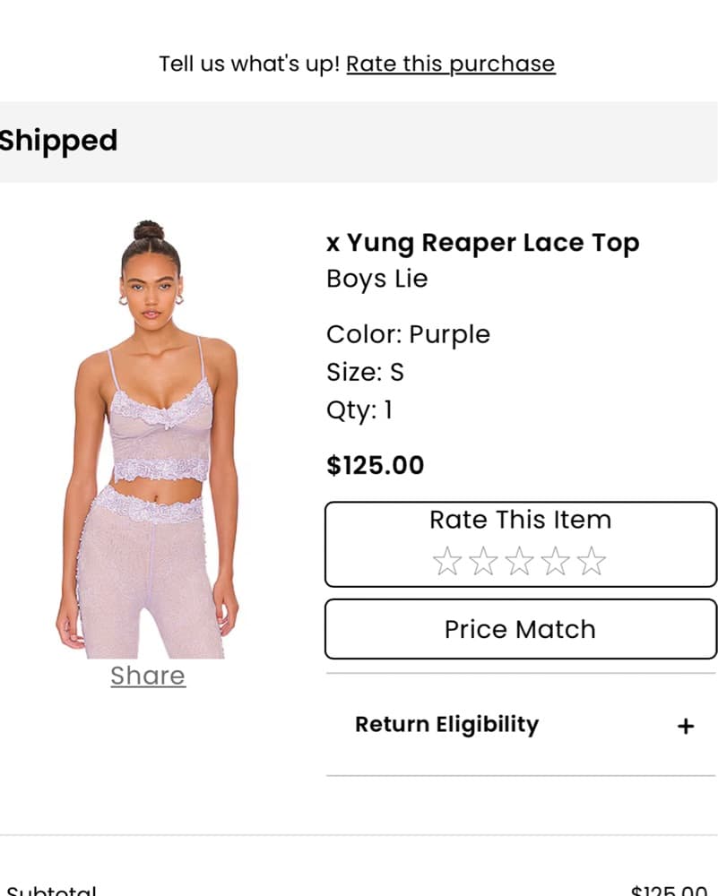 Boys Lie X Yung Reaper Lace Beaded Set - Image 5