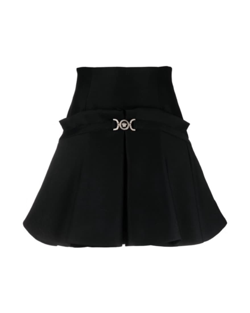 Versace 95’ Box Pleat Mini Skirt  - Image 5