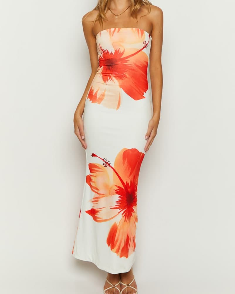 Beginning Boutique Floral Maxi Dress - Image 1