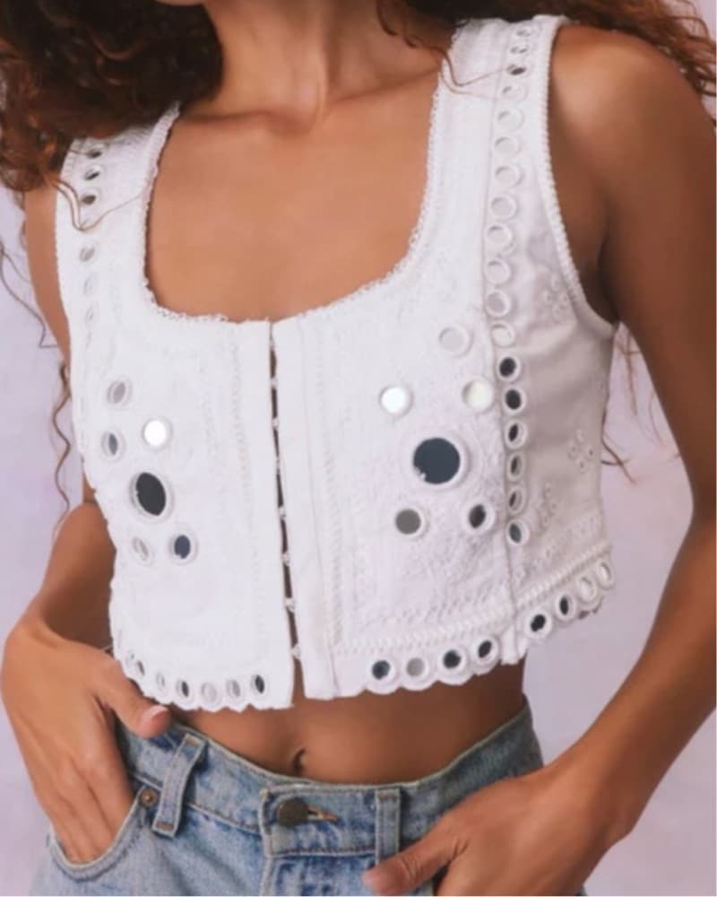 LOVESHACKFANCY Cayman Vest - Image 2