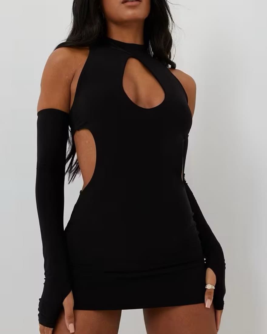 Maddy Little Black Dress  - Image 3