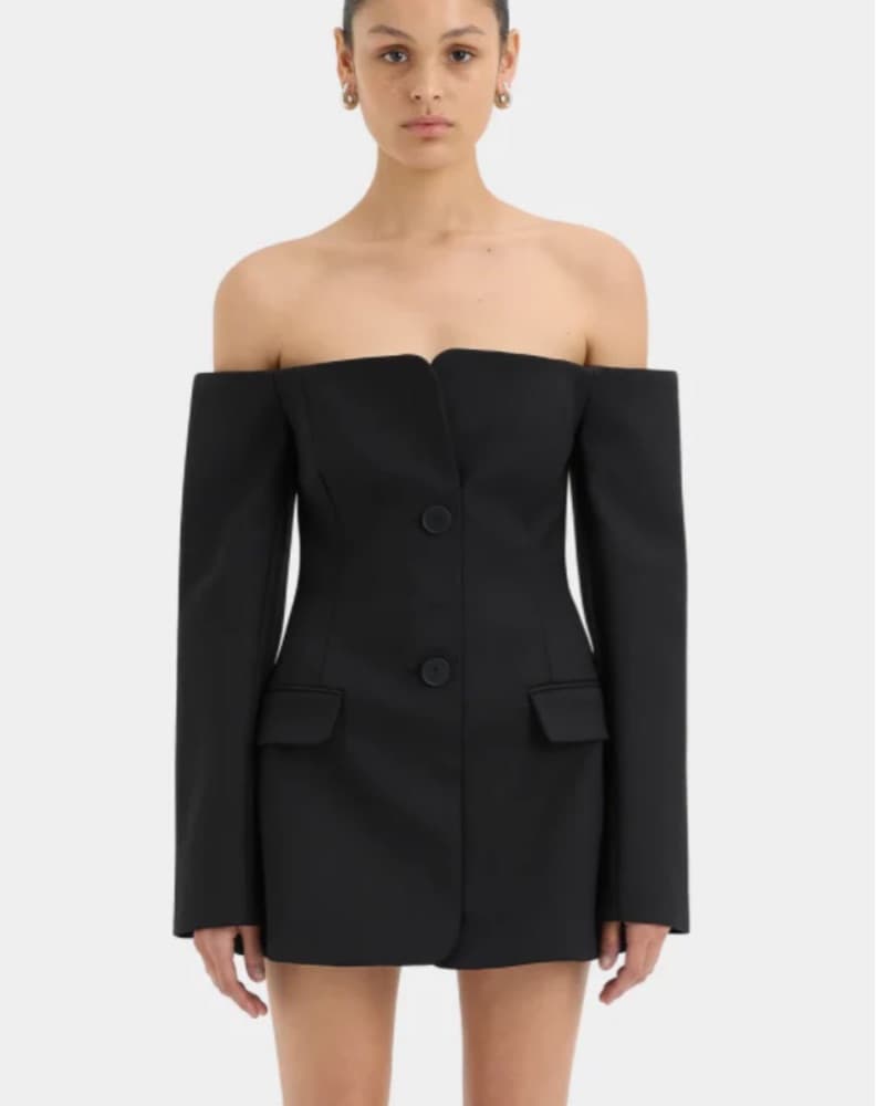 Sir Sandrine off-shoulder blazer dress - Image 5