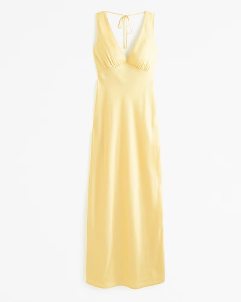Abercrombie Plunge Cowl Back Dress - Image 1