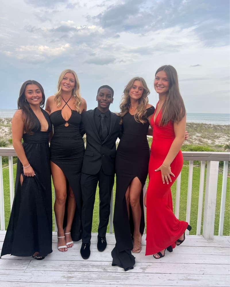 REVOLVE Allure Gown in Black - Image 4