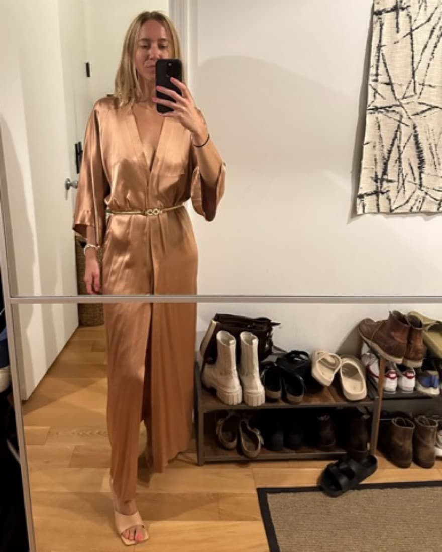 Michelle Mason Silk Maxi Dress  - Image 2