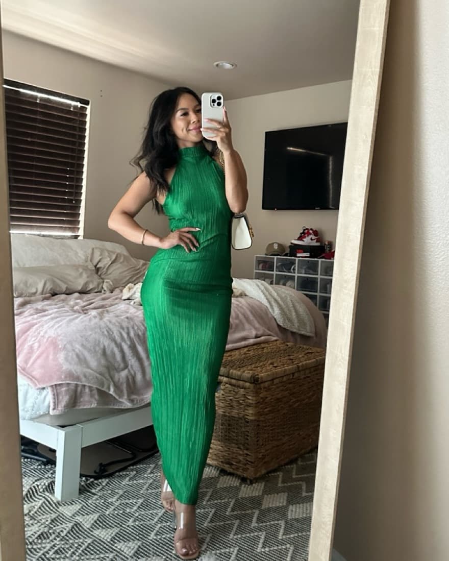 Green Maxi Dress - Image 4