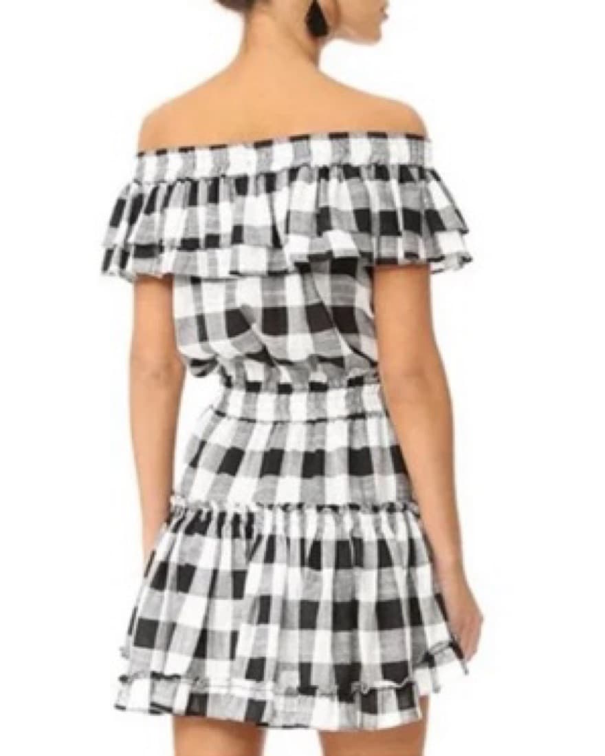 MISA Los Angeles Marielle Dress Gingham - Image 3