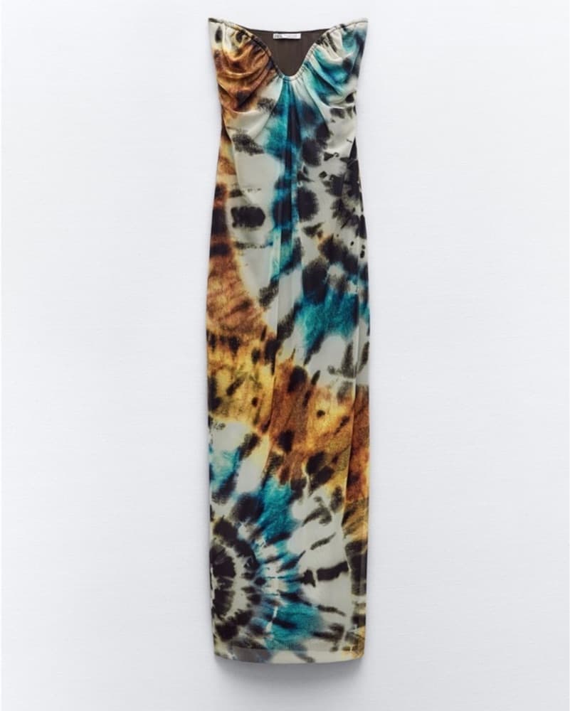Zara Strapless Dress - Image 1