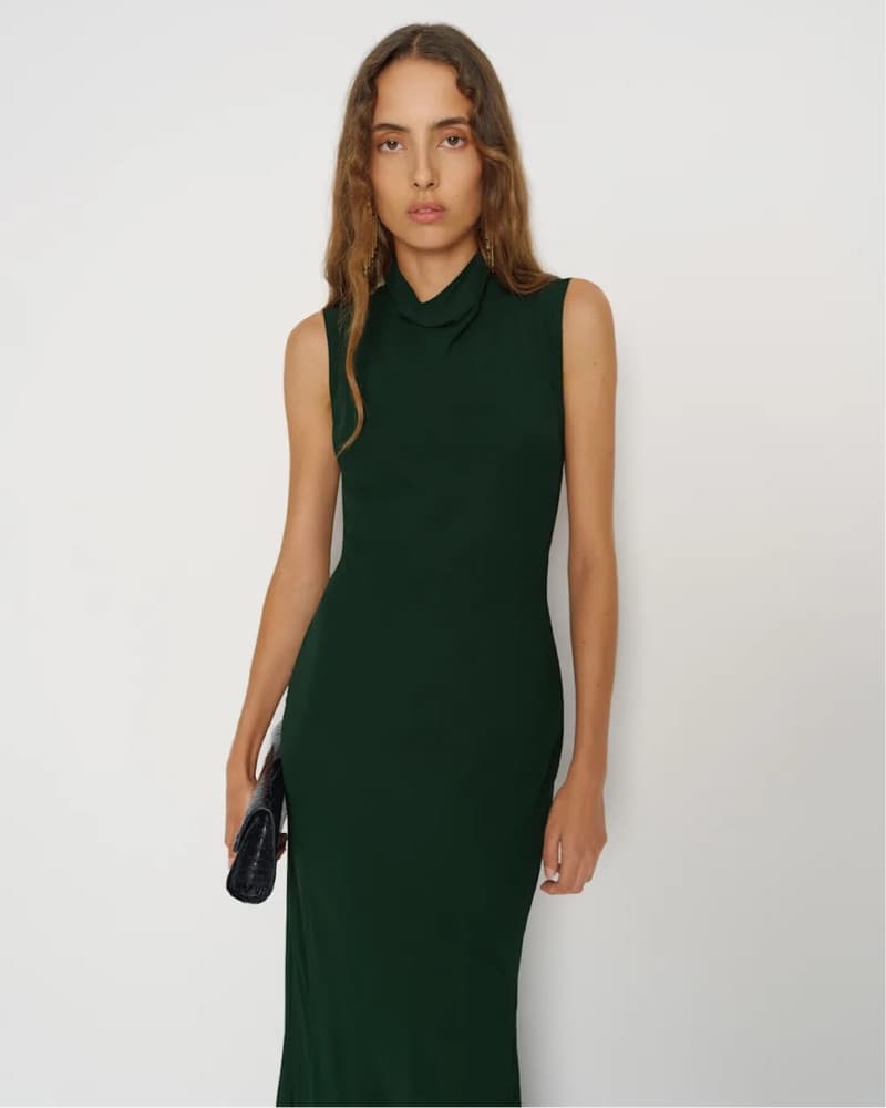Reformation Alizee Cowl Neck Dress  - Image 2