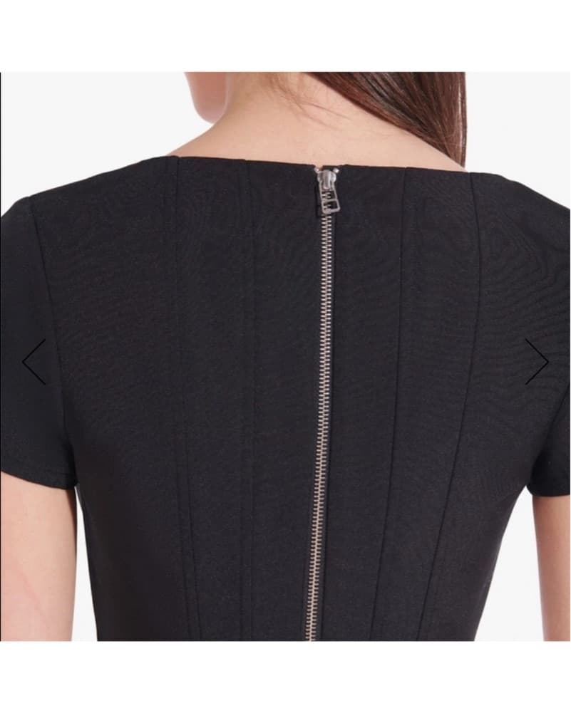 Chic Black Crop Top - Image 2