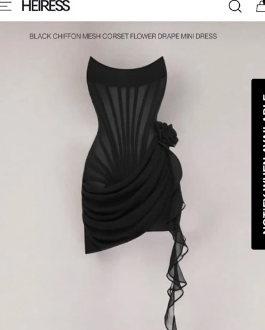 Heiress BH Corset mini Dress - Image 2
