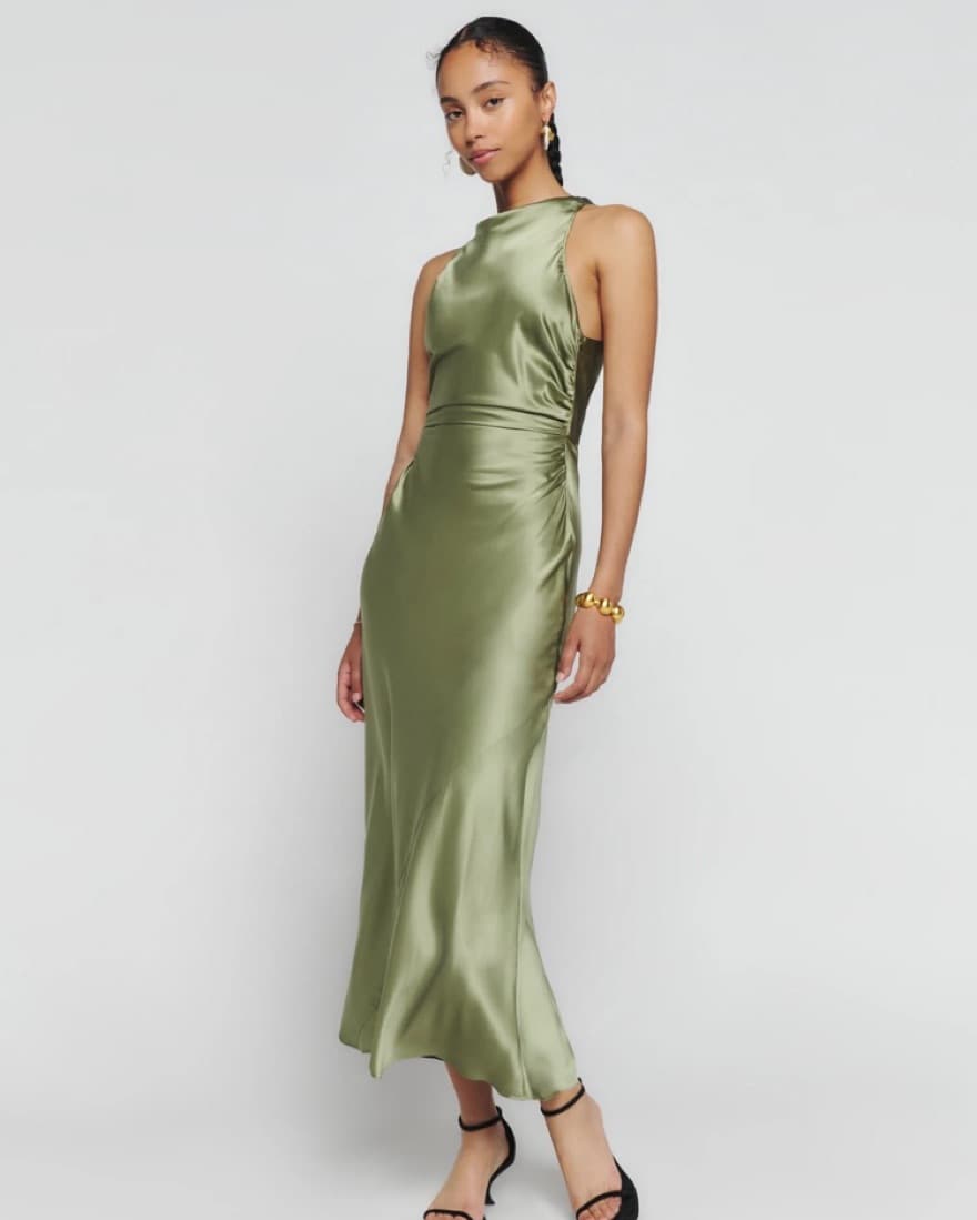 Reformation Casette Silk Dress  - Image 1