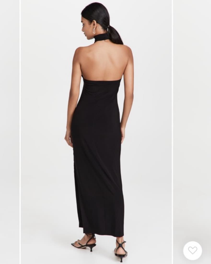 Norma Kamali Side Slit Gown - Image 2