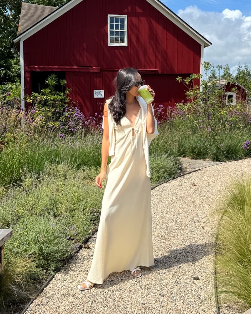 Frankies bikini Butter Yellow Maxi Dress - Image 6