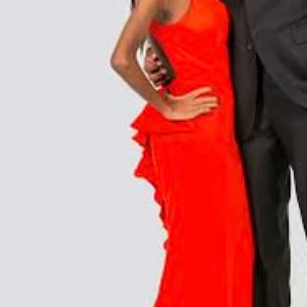 Main Character Scarlet Open Back Gown - Image 2
